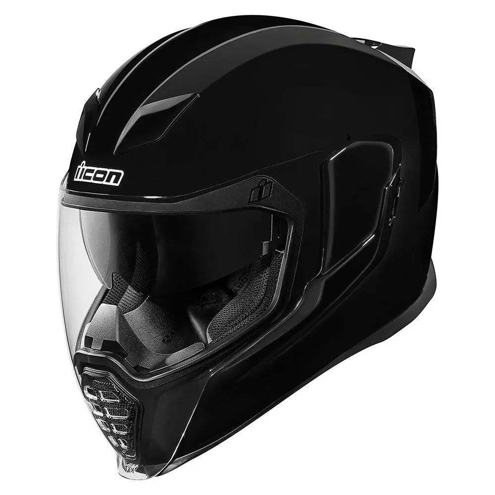 Мотциклетный шлем Icon Airflite Gloss Solids Black Helmet 0101-10856
