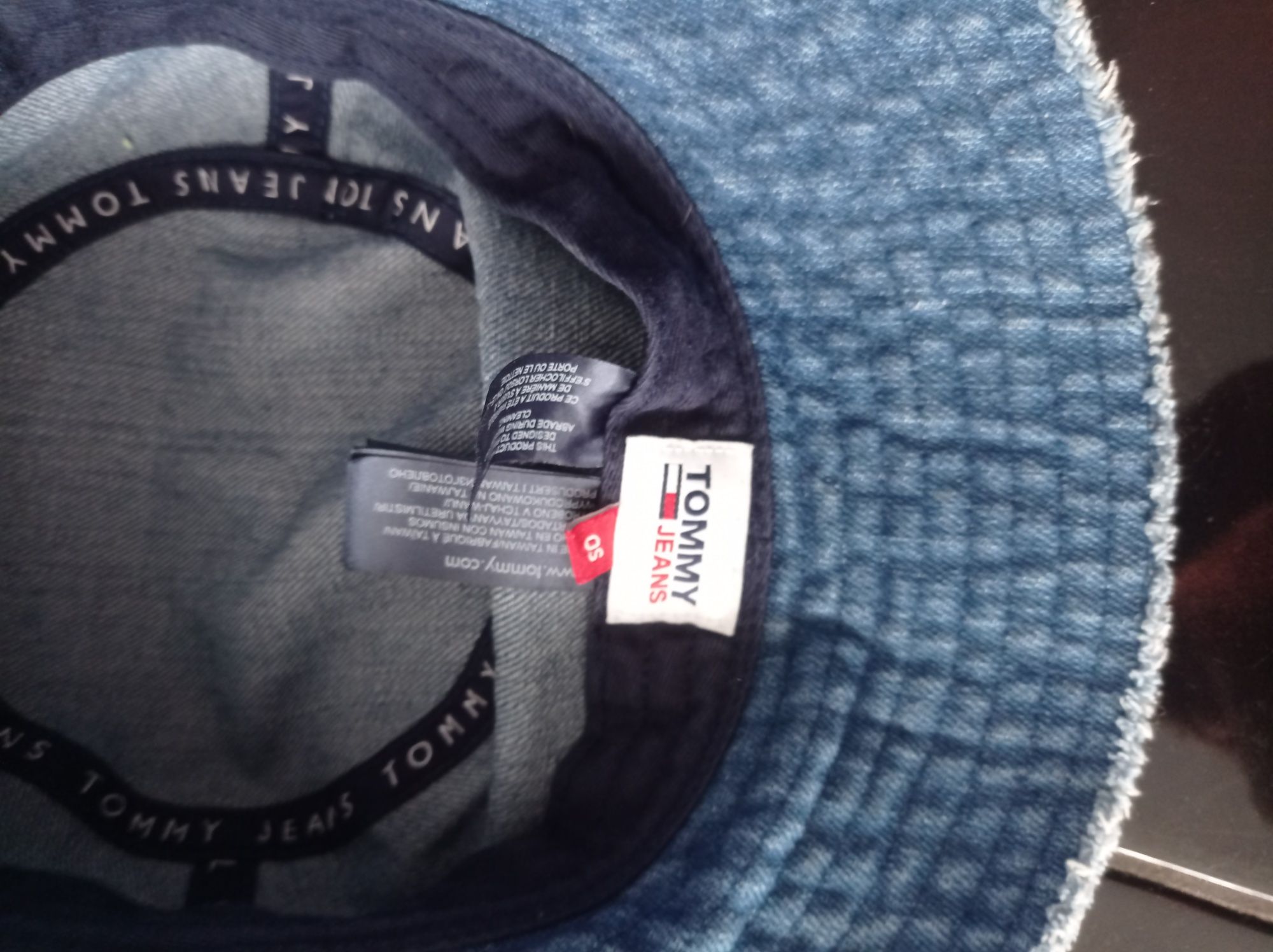 Czapka jeansowa Tommy Hilfiger Kapelusz