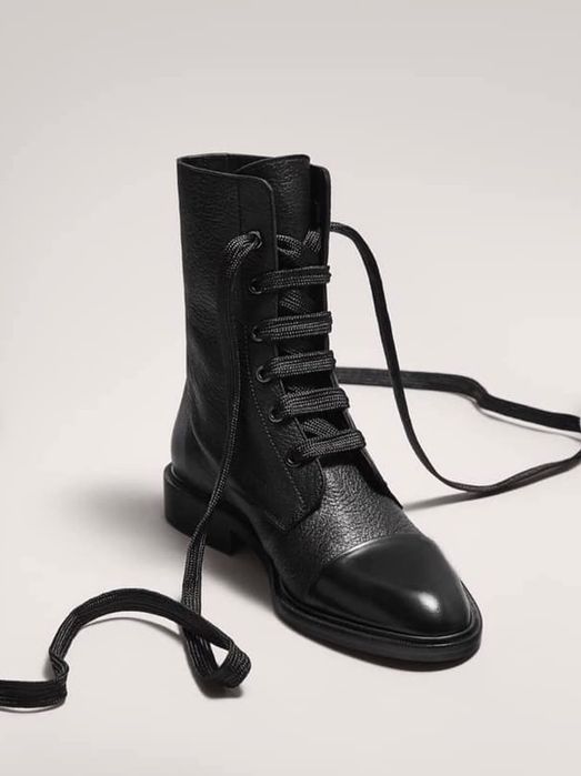 Massimo Dutti 37 розмір, ботинки зі шкіри