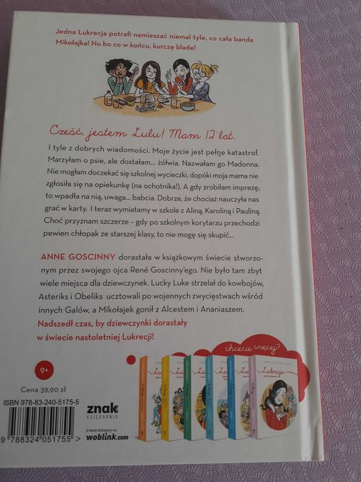 Lukrecja ksiazka corki autora Mikolajka