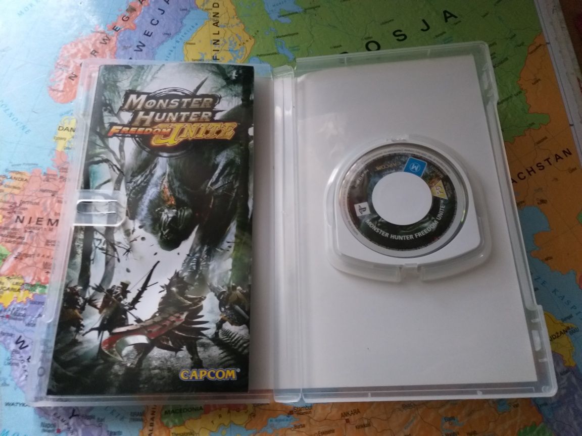 Gra Sony psp monster hunter freedom unite