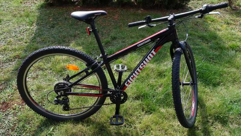 Rower młodzieżowy MTB EIGHTSHOT X-COADY 275 SL - Czarny/Czerwony