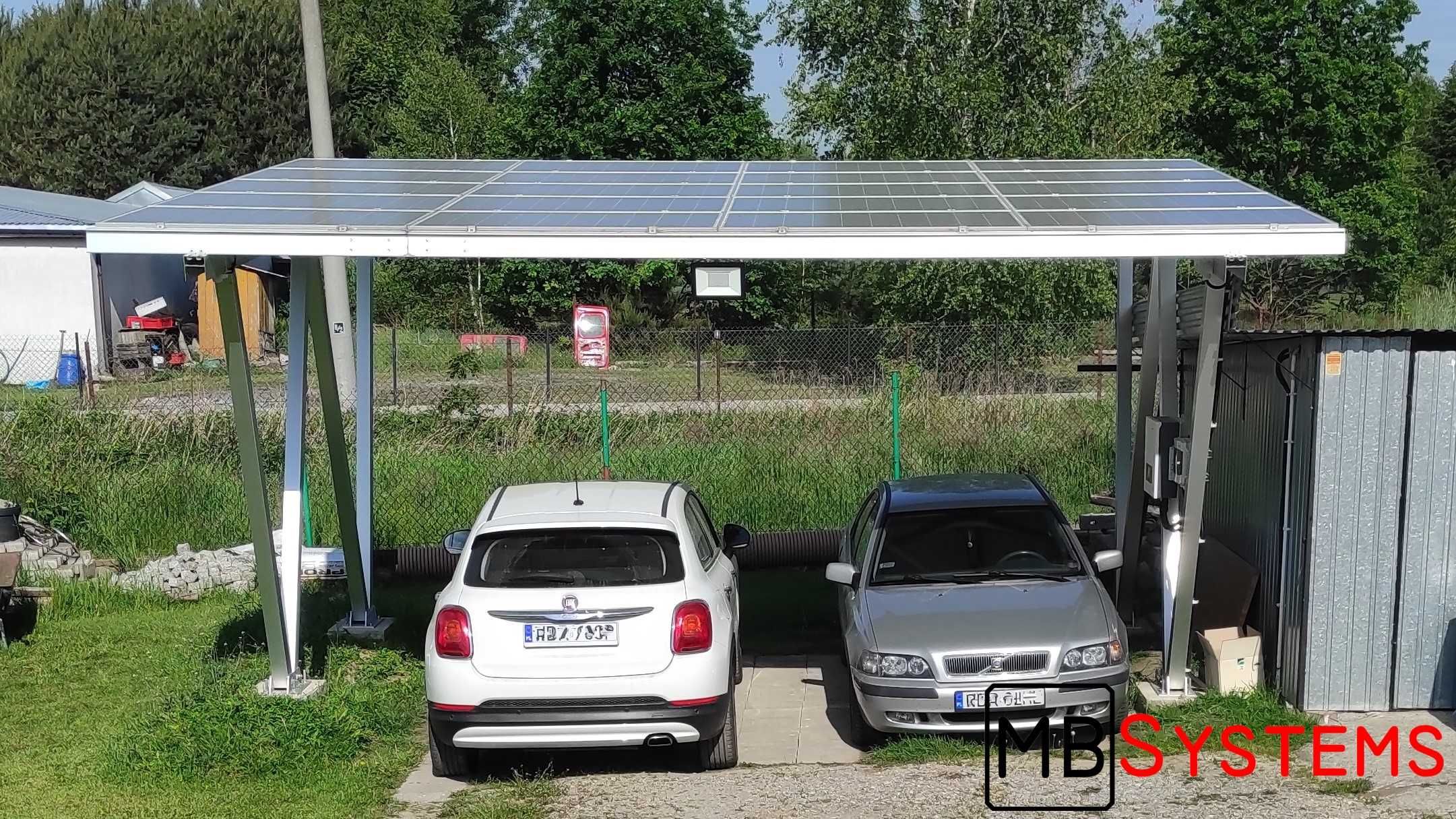 Carport - Wiata fotowoltaiczna 2w1