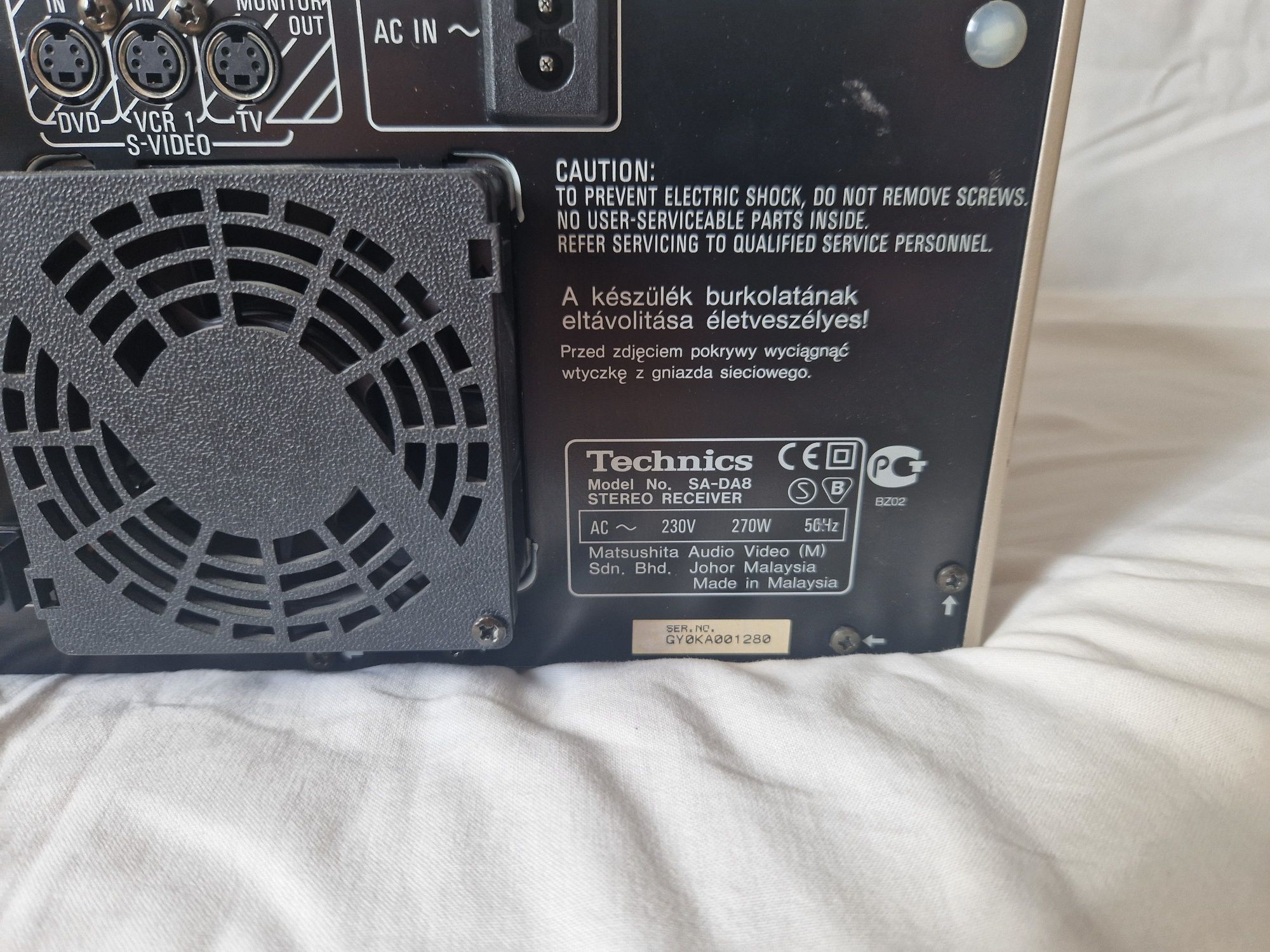 Amplituner technics sa da 8