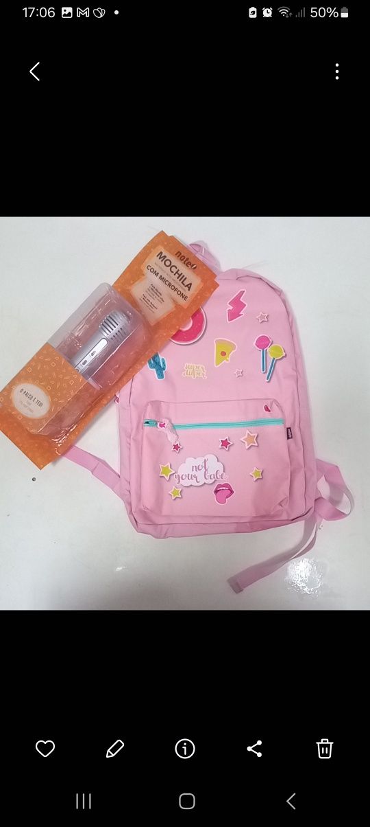 Mochilas. .novas