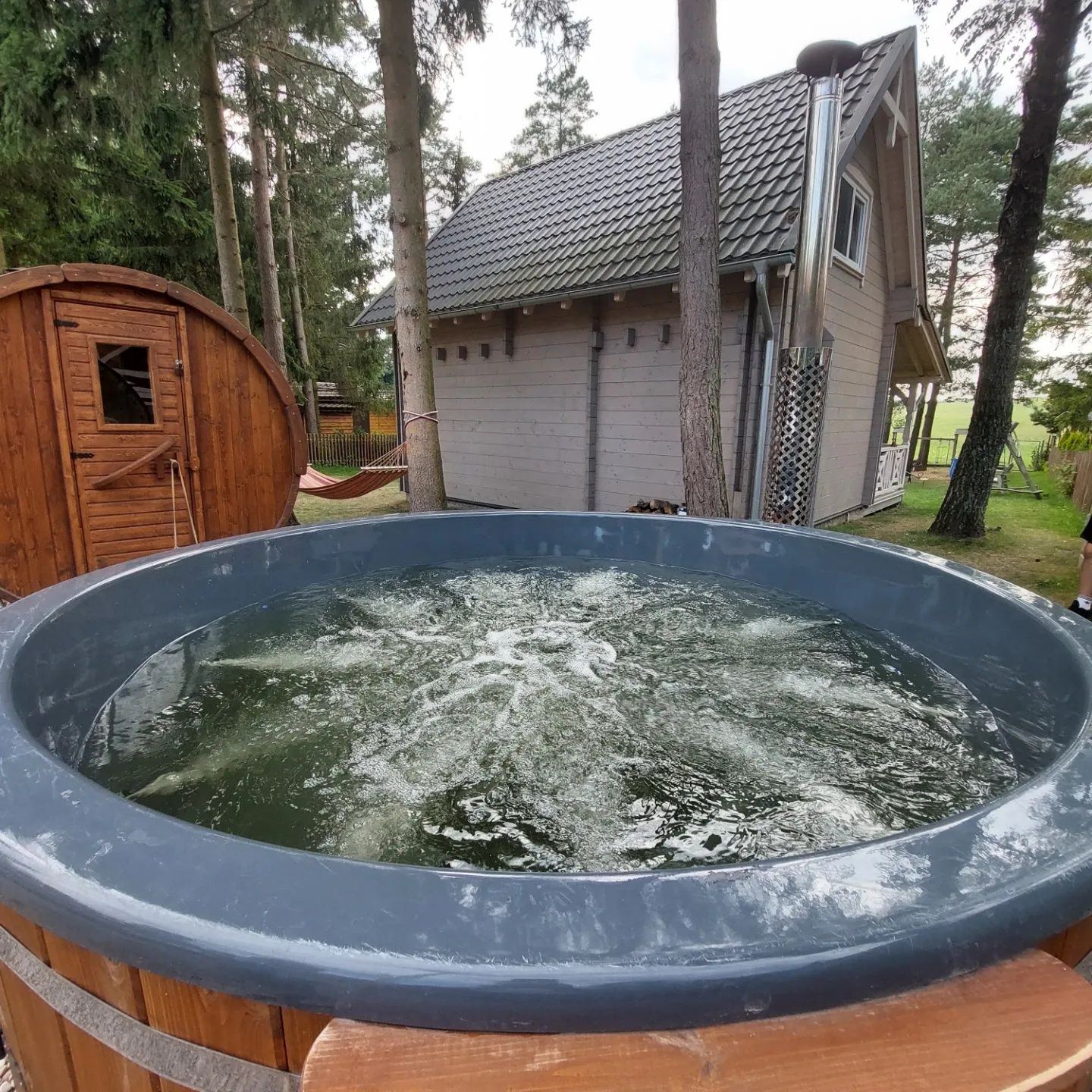 Mazury domek nad j. Wersminia balia sauna,deska SUP, łowisko