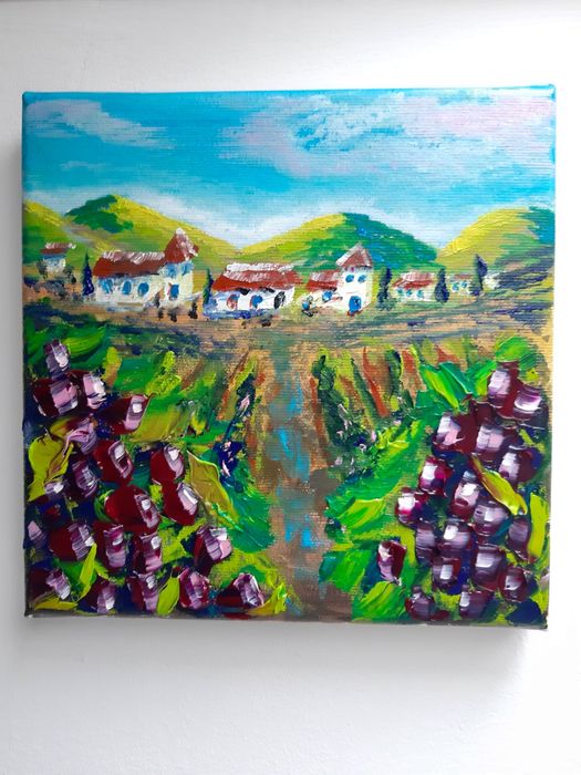 Obraz olejny na płótnie 20×20cm