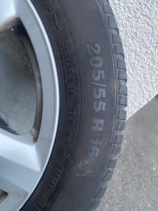 4x opony + felgi Continental TS830 205/55 R16 91H (DOT 2023)