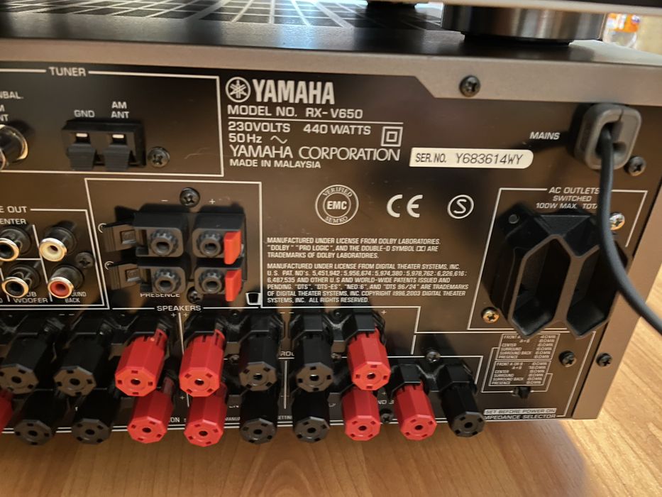 Ресивер RX-V650.    CD-чейнджер Yamaha CDC-685.