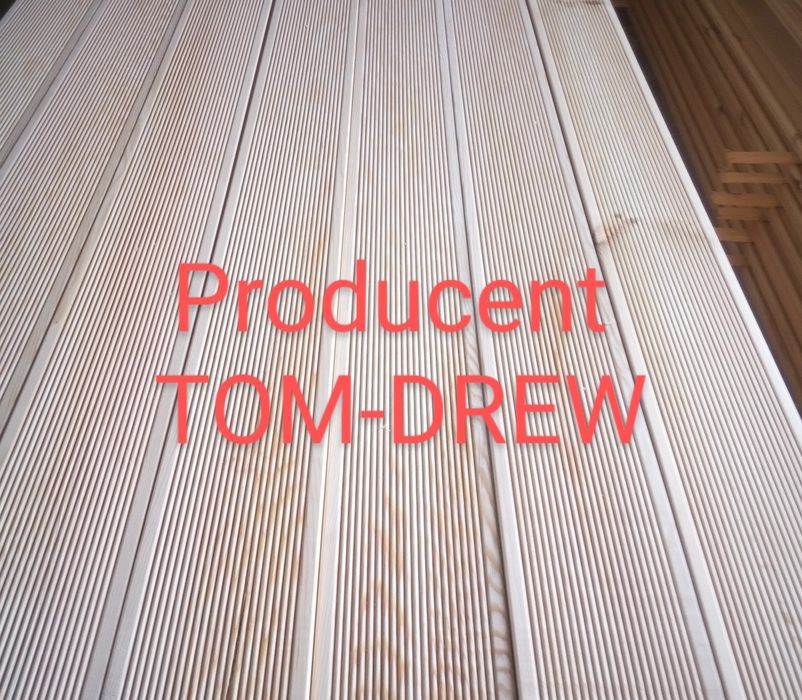 Producent boazeria, szalówka, podbitka sosnowa 1 gat Gr. 12mm x 120mm