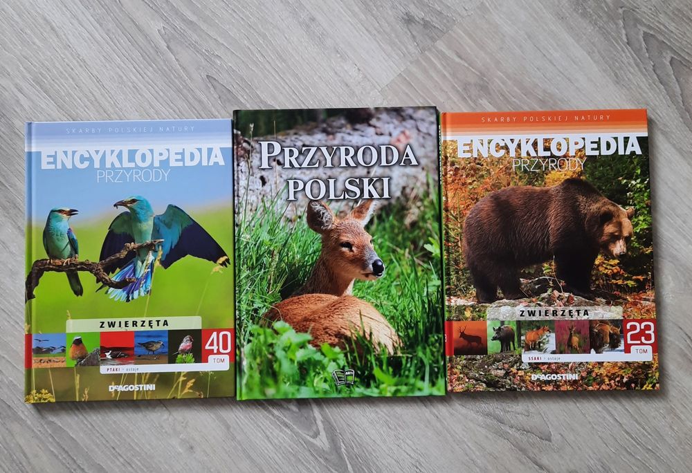 Książki / encyklopedie przyrody 3szt.