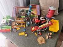 Klocki Playmobil ogromna nowoczesna farma, silos, traktor, kombajn