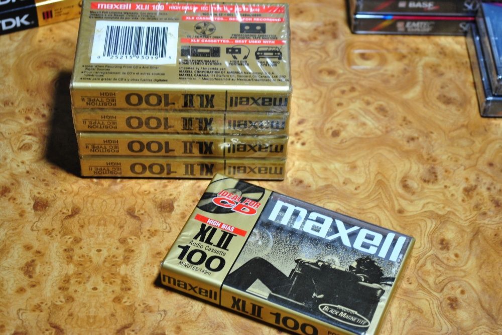 Аудиокассеты BASF FERRO EXTRA I, Maxell SQ XL, TDK Cding2 в ассортимен