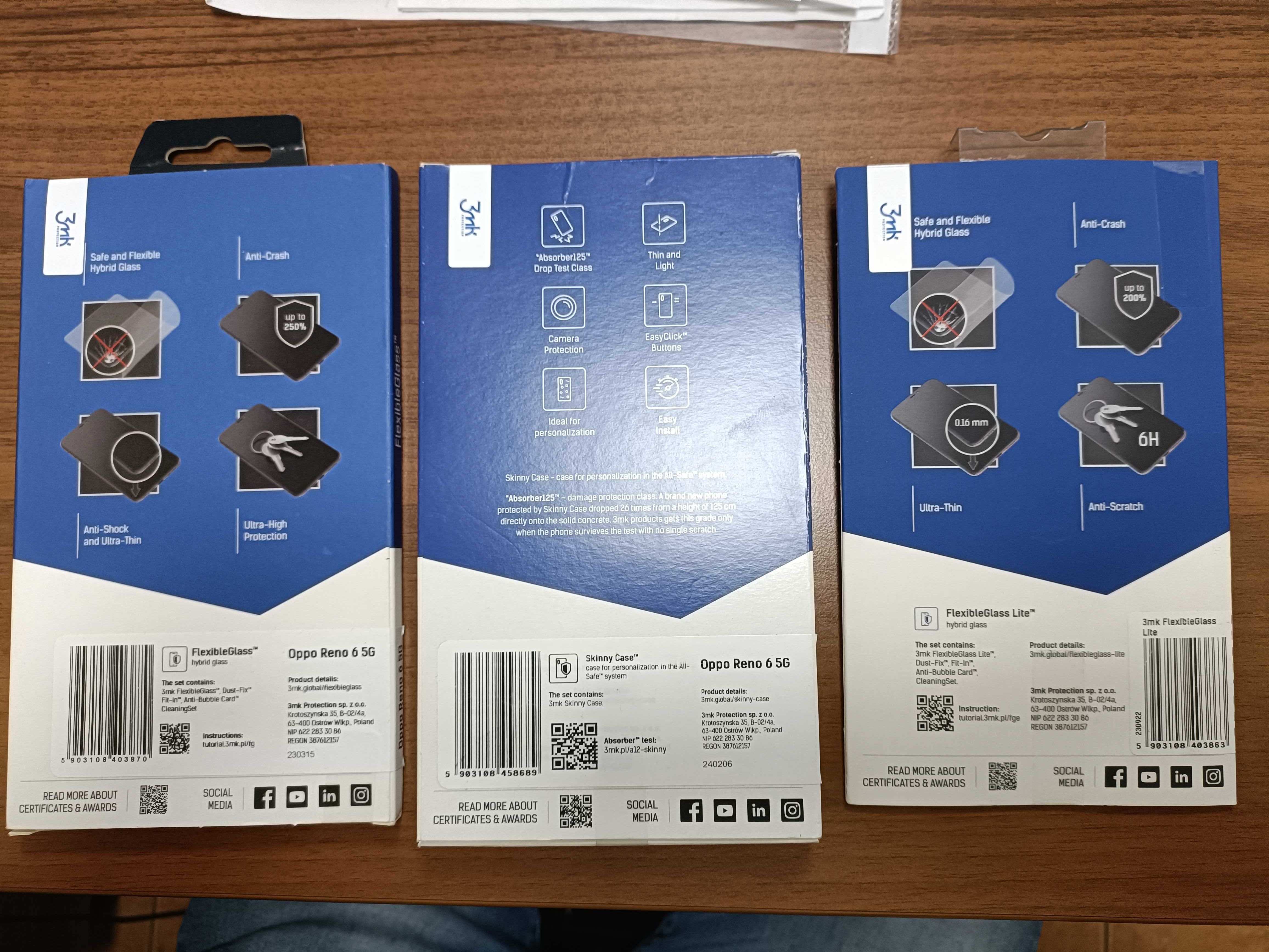 3mk szkło hybrydowe etui OPPO RENO6 5G