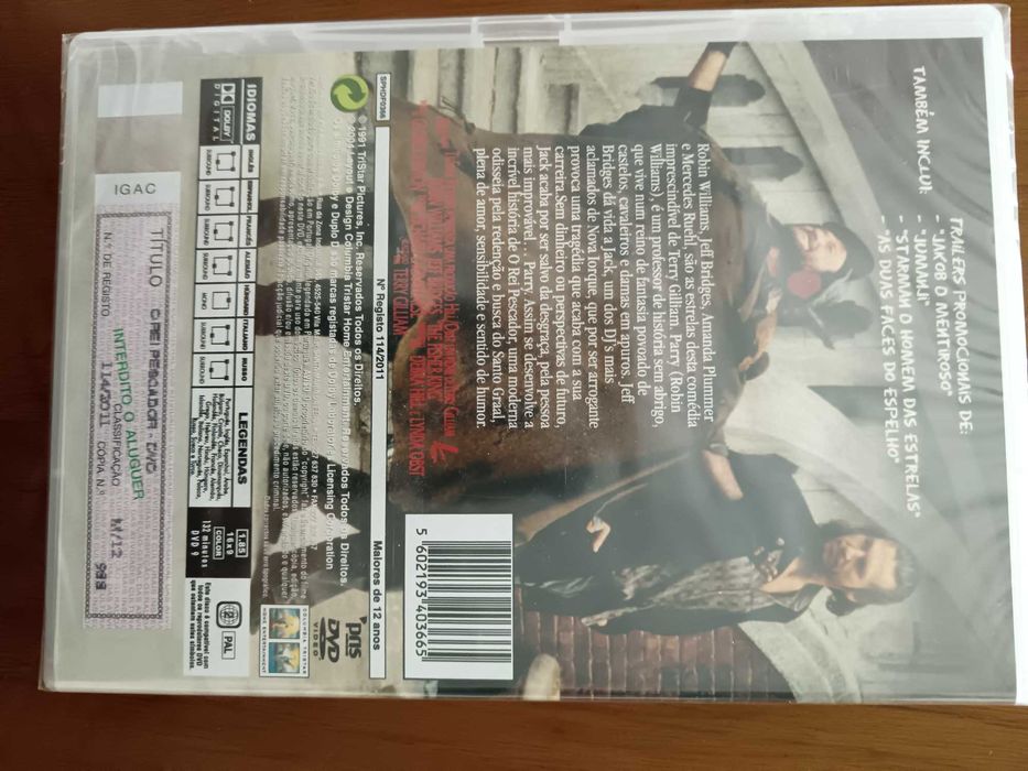 filme dvd original - o rei pescador - selado