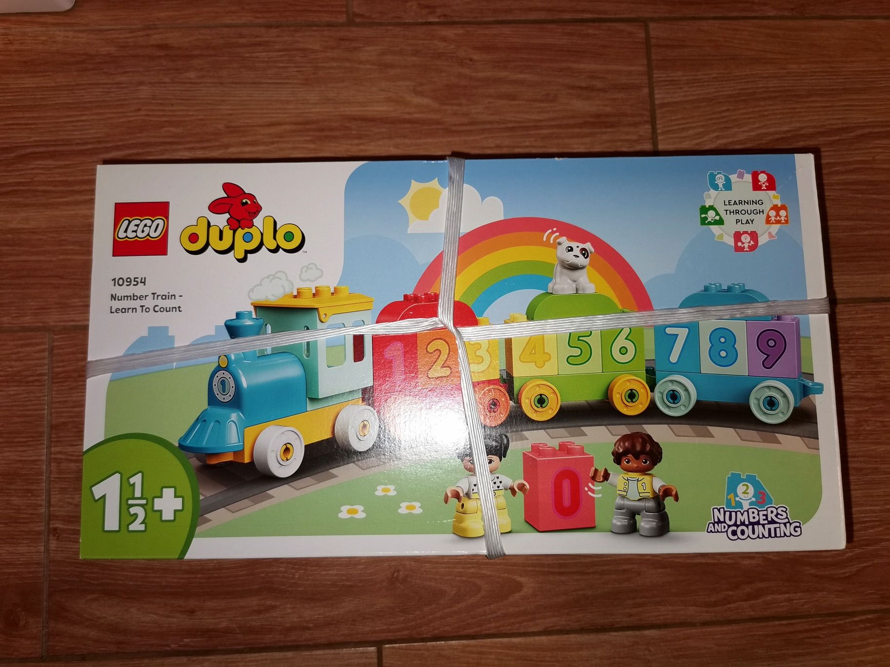 Lego duplo pociag z cyferkami