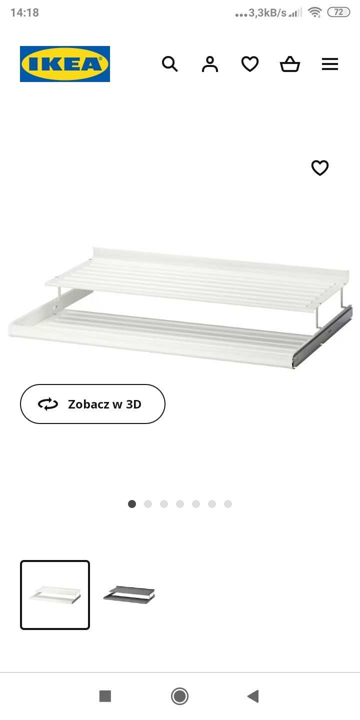 Szuflada na buty Ikea