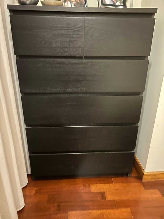 Mobília de quarto preta - Ikea