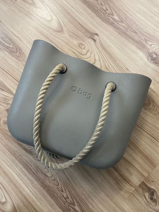 Torebka O bag szara duża
