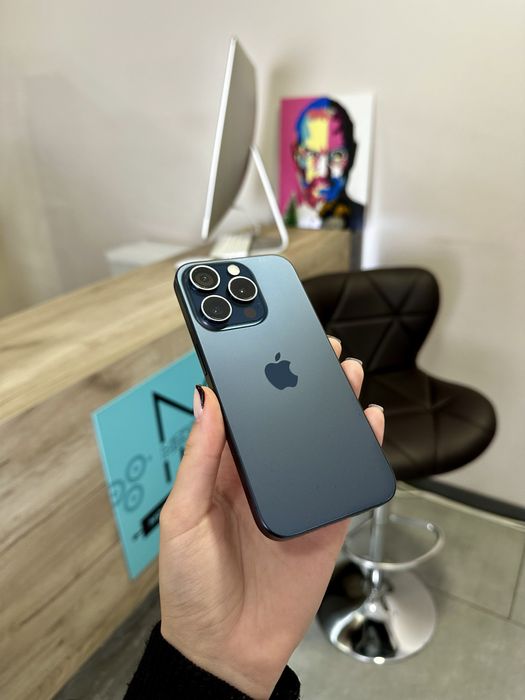 Iphone 15 Pro 256 Gb Blue Titanium Розстрочка Обмін Магазин Знижка1200