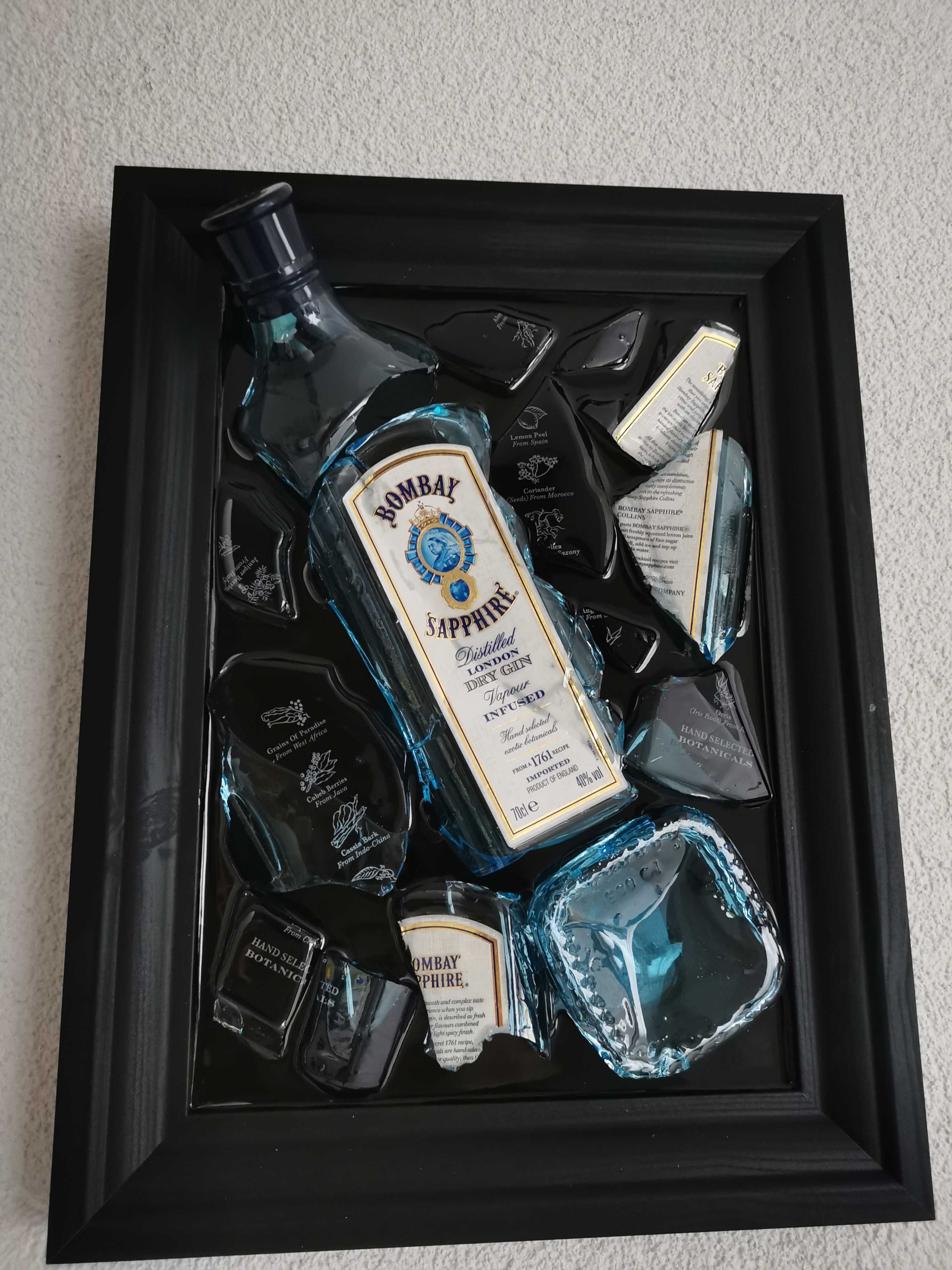 Obraz "Klasyczny" Bombay Sapphire NOWOCZESNY DESIGN!