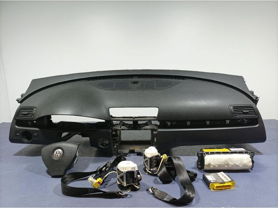 VW PASSAT B6 LIFT DESKA ROZDZIELCZA PODUSZKI AIRBAG PASY EU