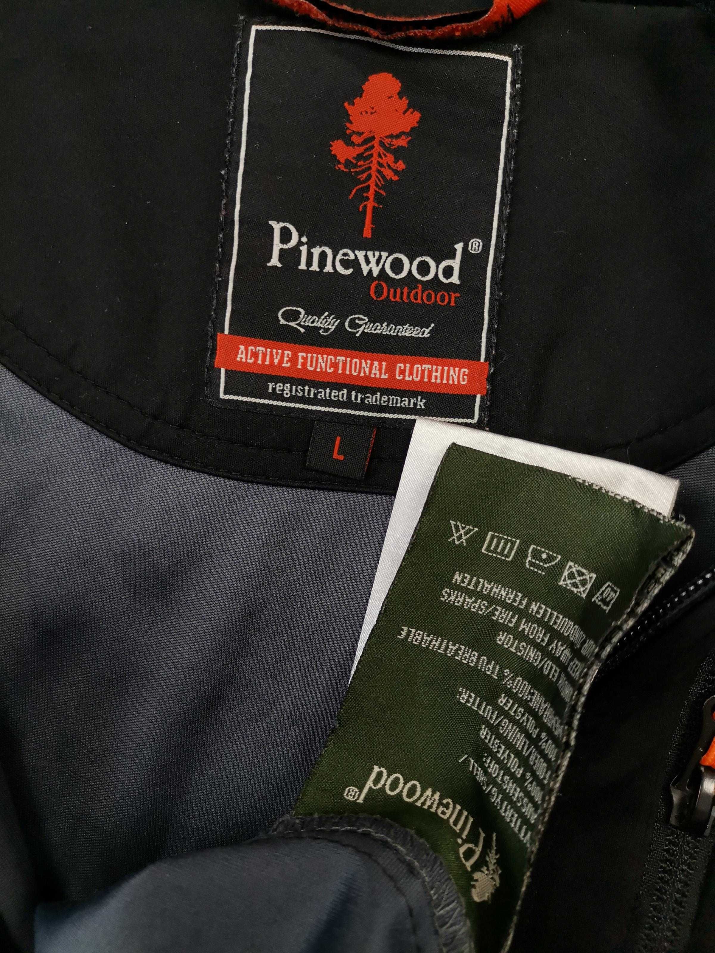 PINEWOOD Pine-Tech Kurtka Męska Rozpinana Czarna M/L