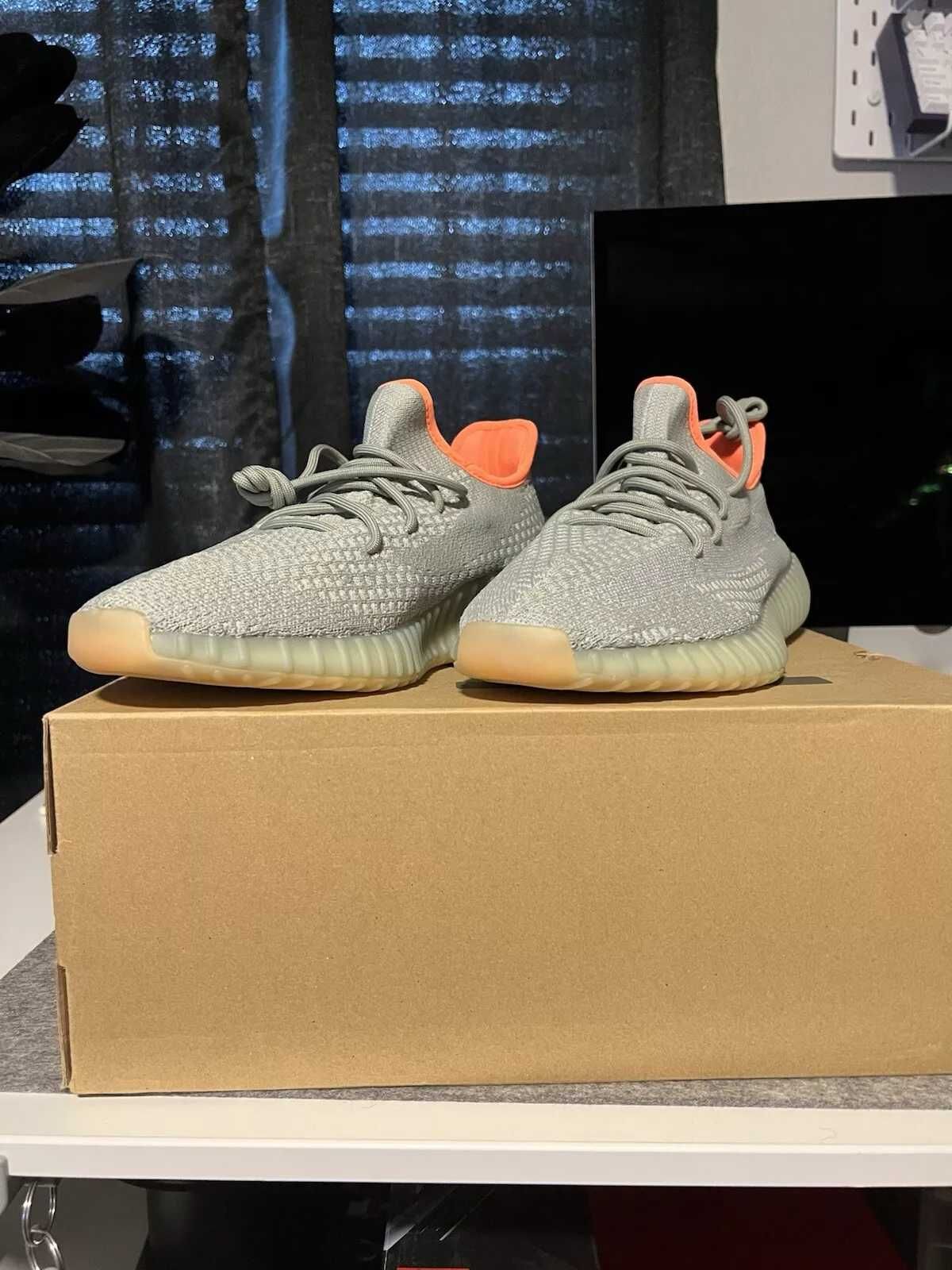 adidas Yeezy Boost 350 V2 Desert Sage (z pudełkiem po butach) R-