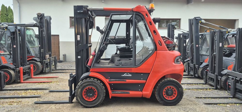 Wózek Widłowy Linde H60T - 2560 mth. - Triplex 5.70 m - 4 sekcje