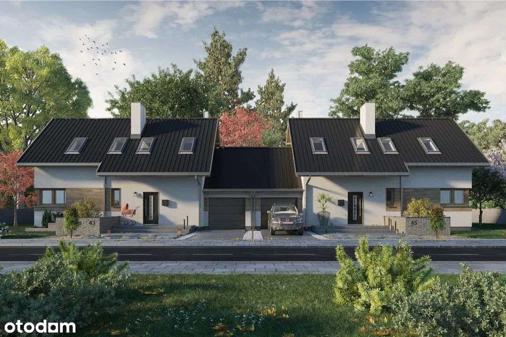 Dom w zabudowie bliźniaczej, 5 pokoi, 110m2 + garaż