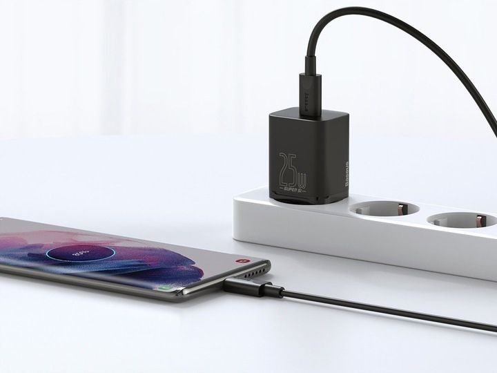 Baseus Ładowarka Sieciowa Usb-C 25W Kabel Type-C
