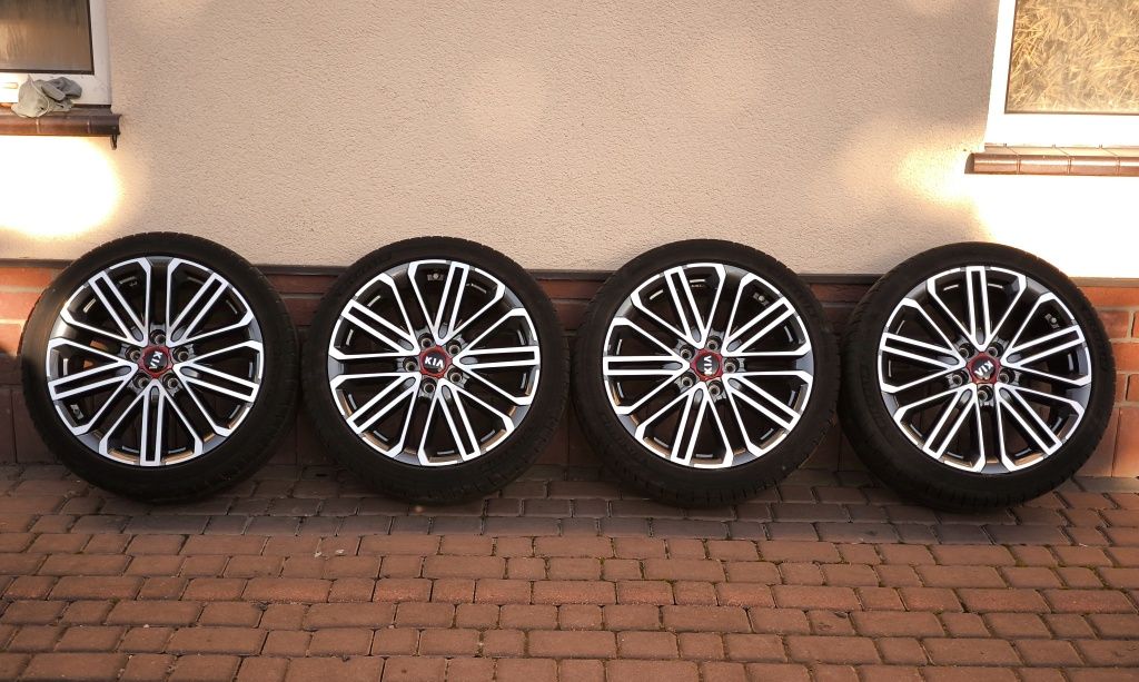→Felgi+opony Kia ProCee'd GT 18x7,5 ET55 5x114,3 idealny stan Michelin
