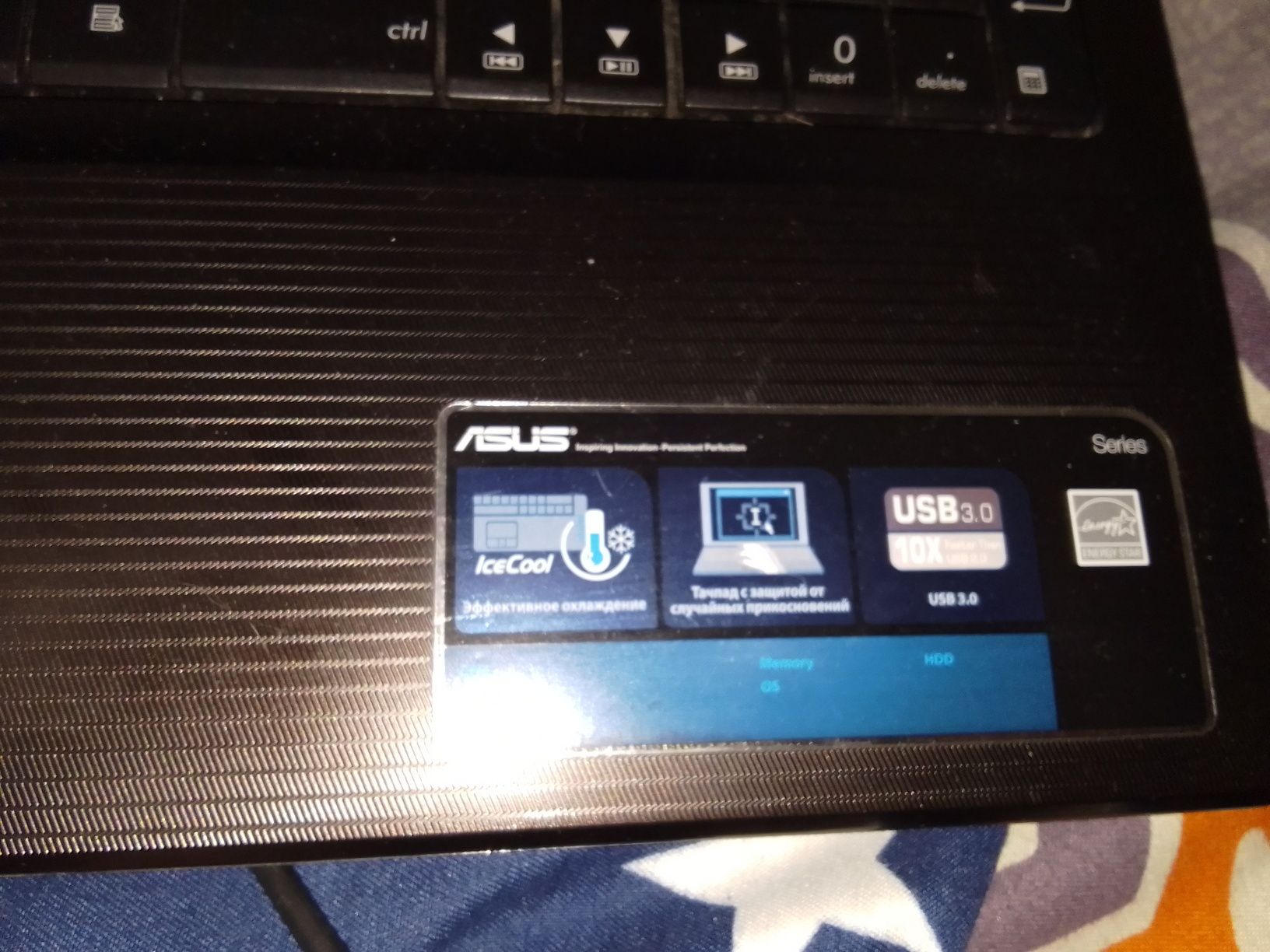 ASUS K53TA 4 ядра іровий