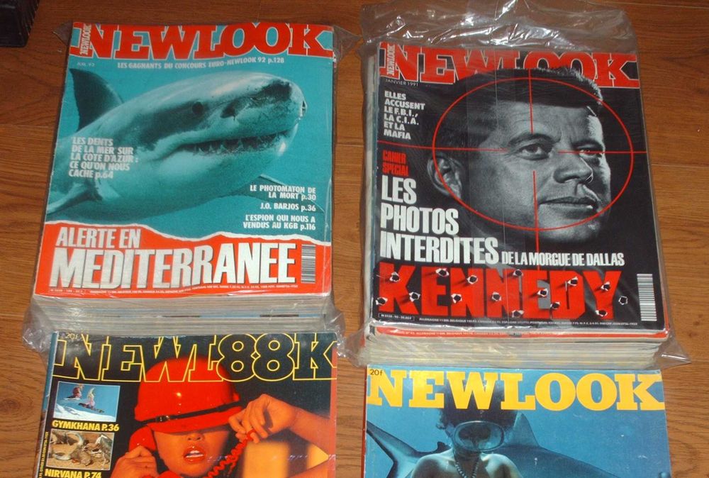 Revistas para adultos Penthouse, Razzle, 50+ e outras