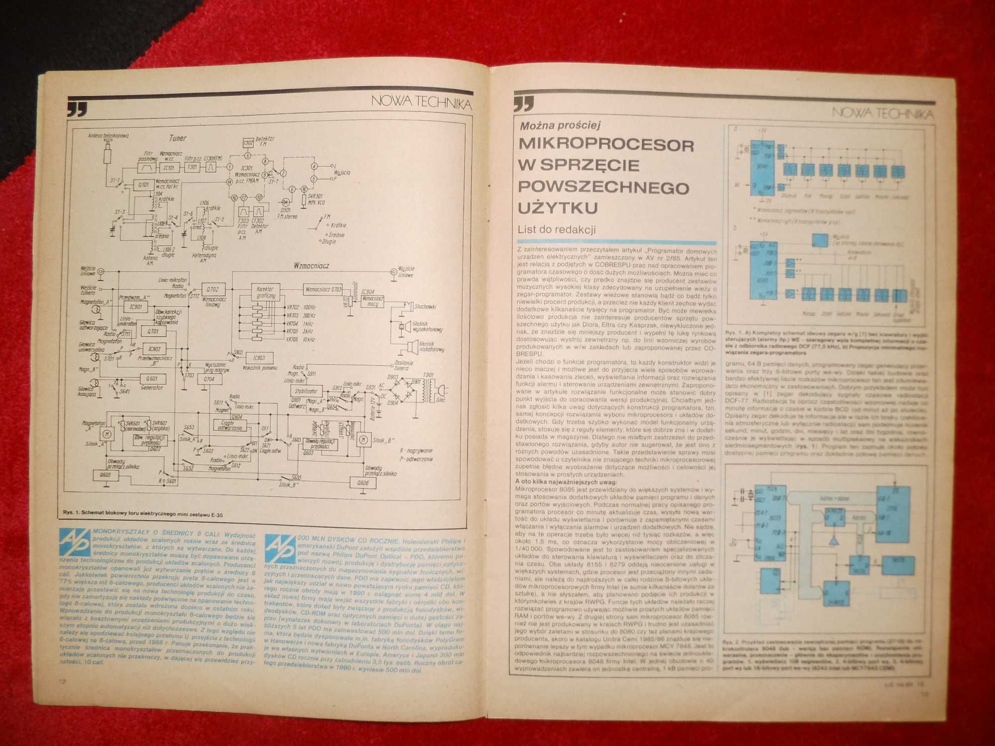 Archiwalne czasopismo elektroniczne HiFi Audio Video 3/86