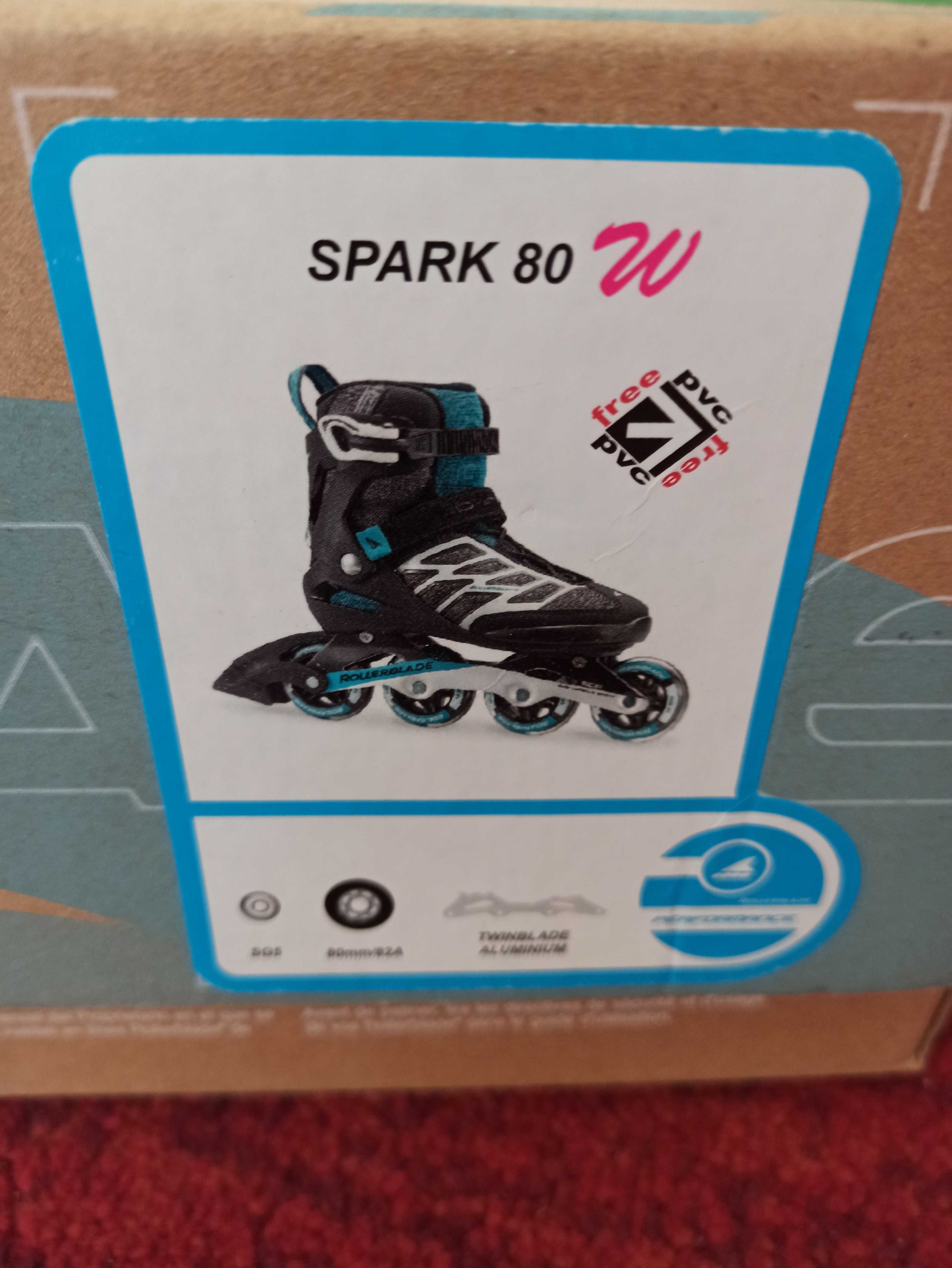 Rolki damskie rollerblade spark 80