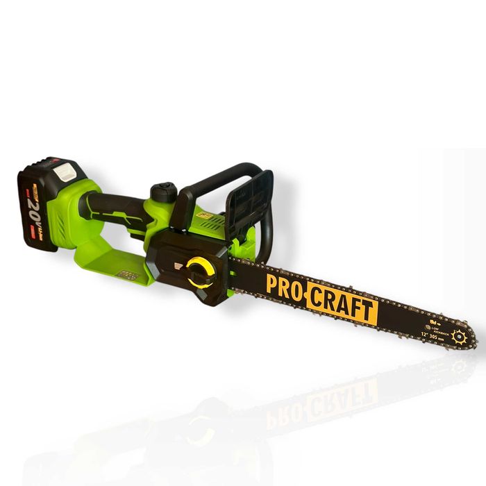 Акумуляторна ланцюгова пила Procraft PKA34 шина 10”, 12” | 1 АКБ + ЗП