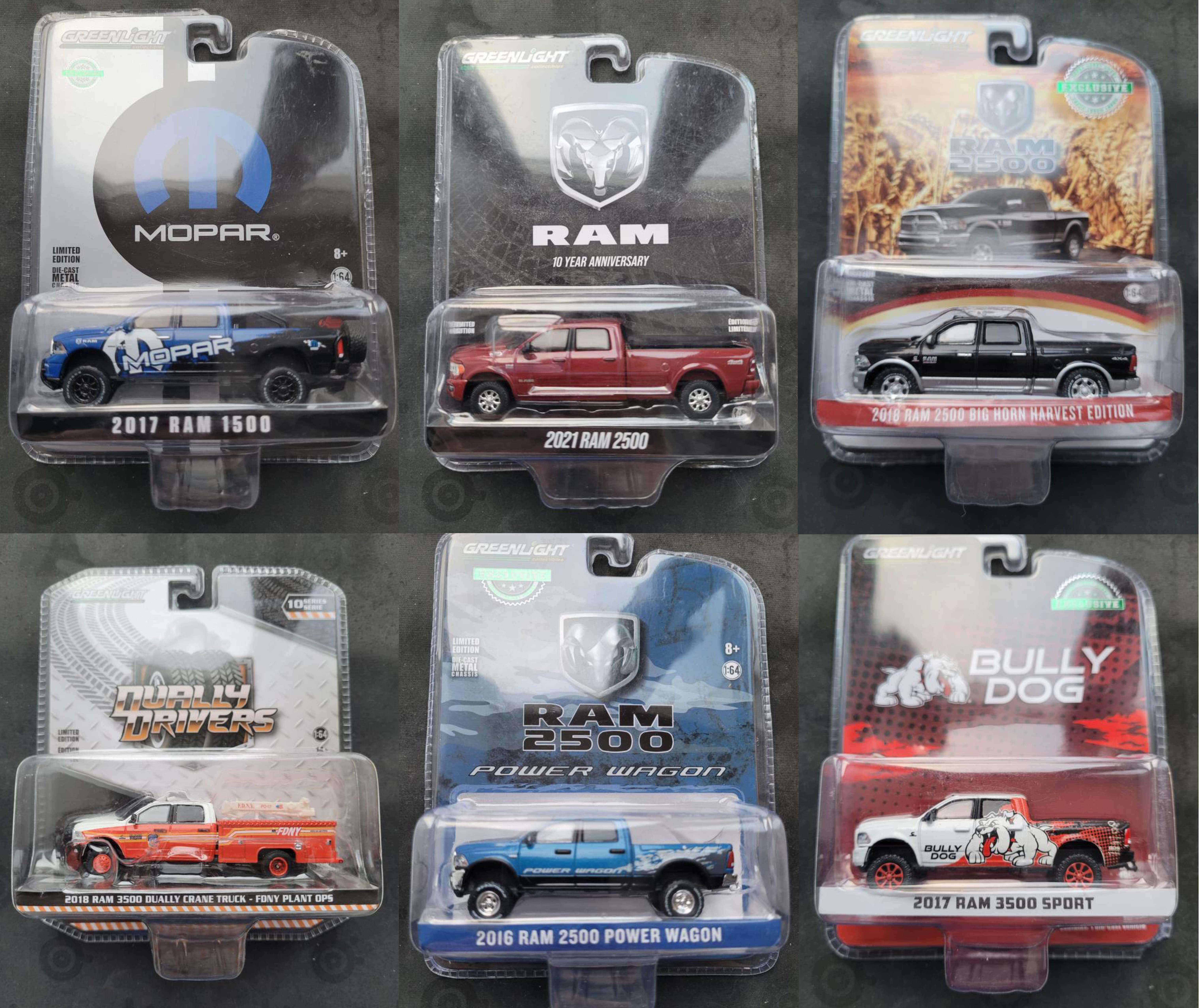 Моделі Greenlight, M2, Johnny Lightning, Hot Wheels та інші