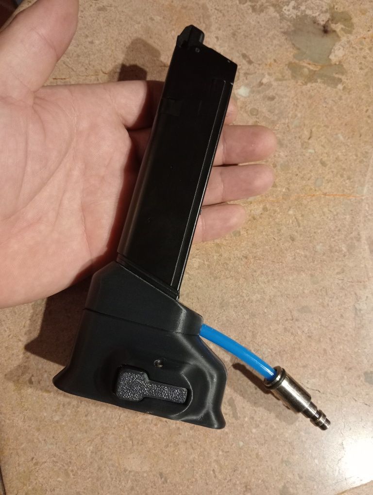 Adaptador hpa Glock ou aap-01 / linha balystik / buffer tube / diverso