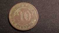 10 Pfennig Pfenning Fenig  1875 Niemcy