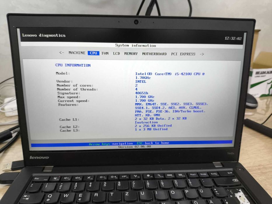 Ультрабук Lenovo ThinkPad T440s/ 14"/8Gb RAM/ 120Gb SSD + зарядка