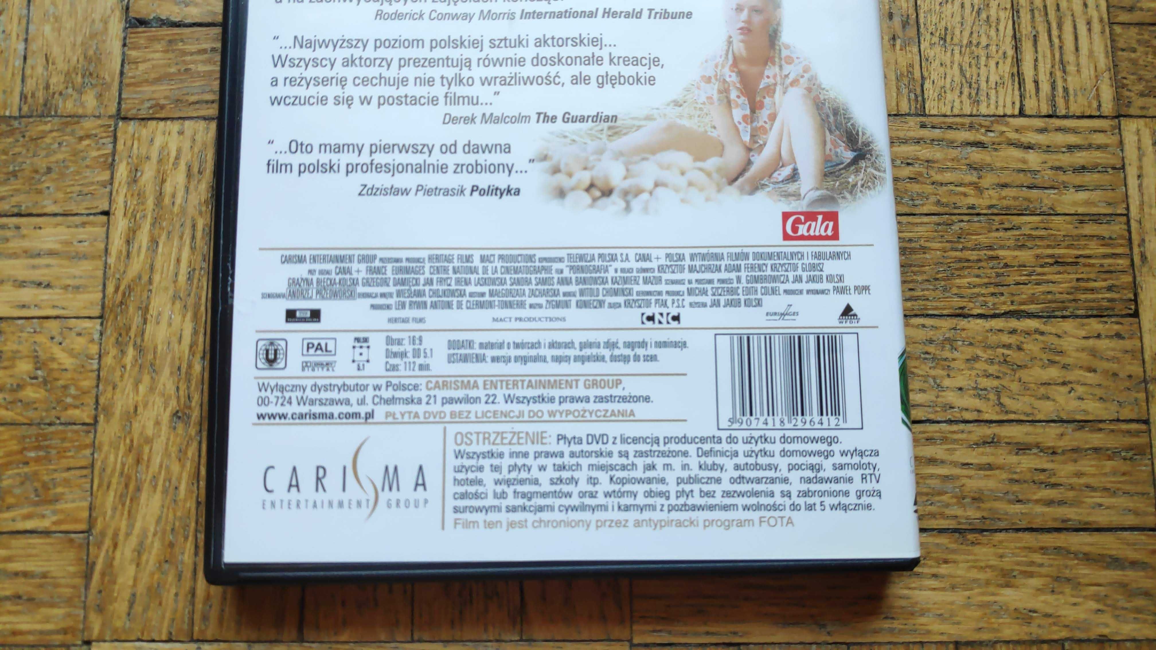 Pornografia (2003), film DVD