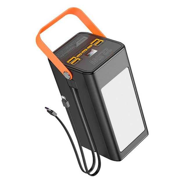 Павербанк power bank HOCO DB49 100000mAh Швидка зарядка 22.5W, ліхтар