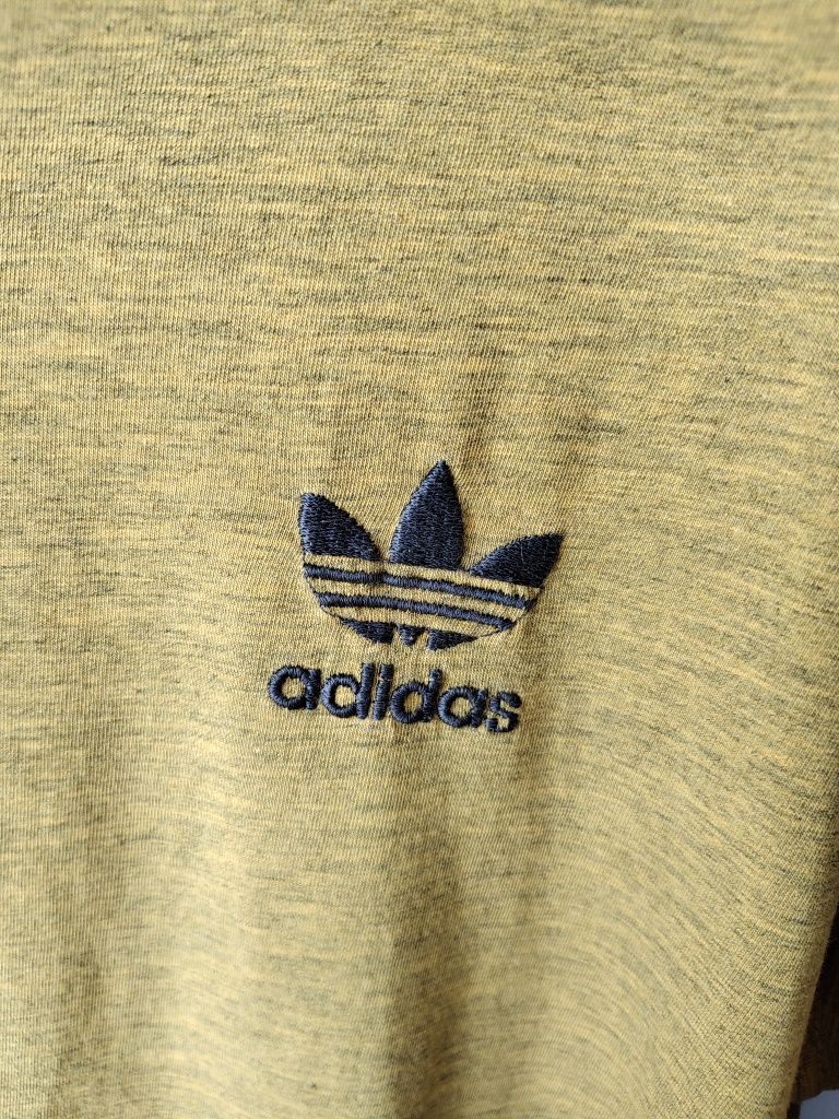 T-shirt męski musztardowy adidas r. S