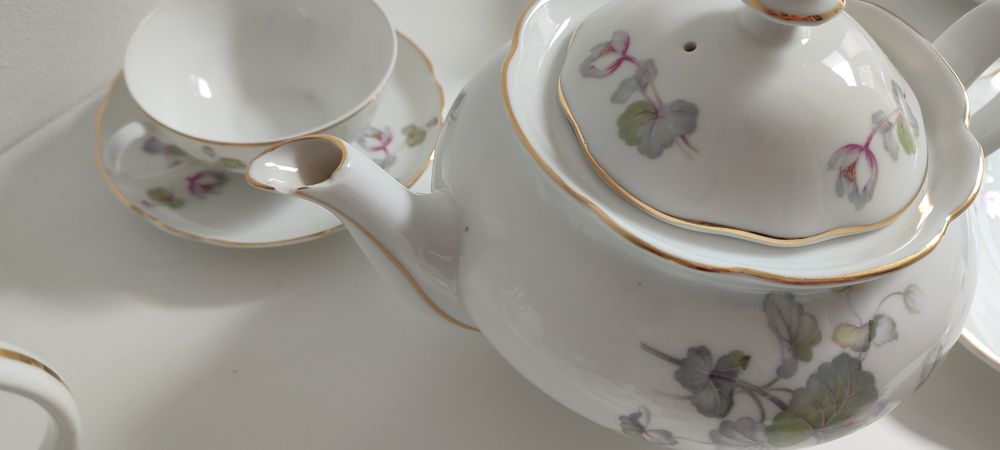 Serviço de chá porcelana Vista Alegre