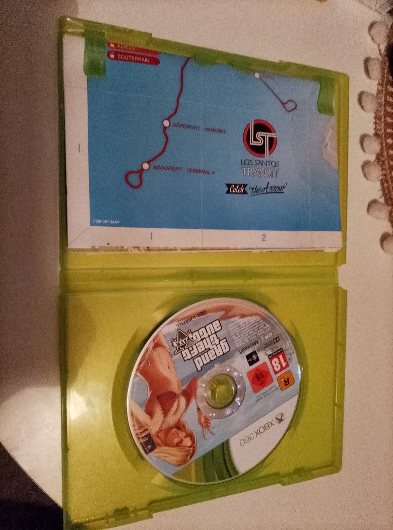GTA V Xbox 360 z mapką