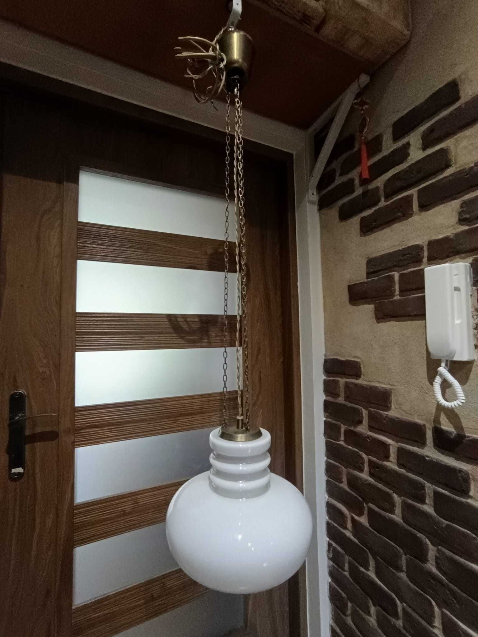 Skandynawska lampa wisząca vitrika lata 60te