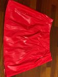 XL Shein nowa hot red spódnica "śliska" neon sheincurve  SXY
