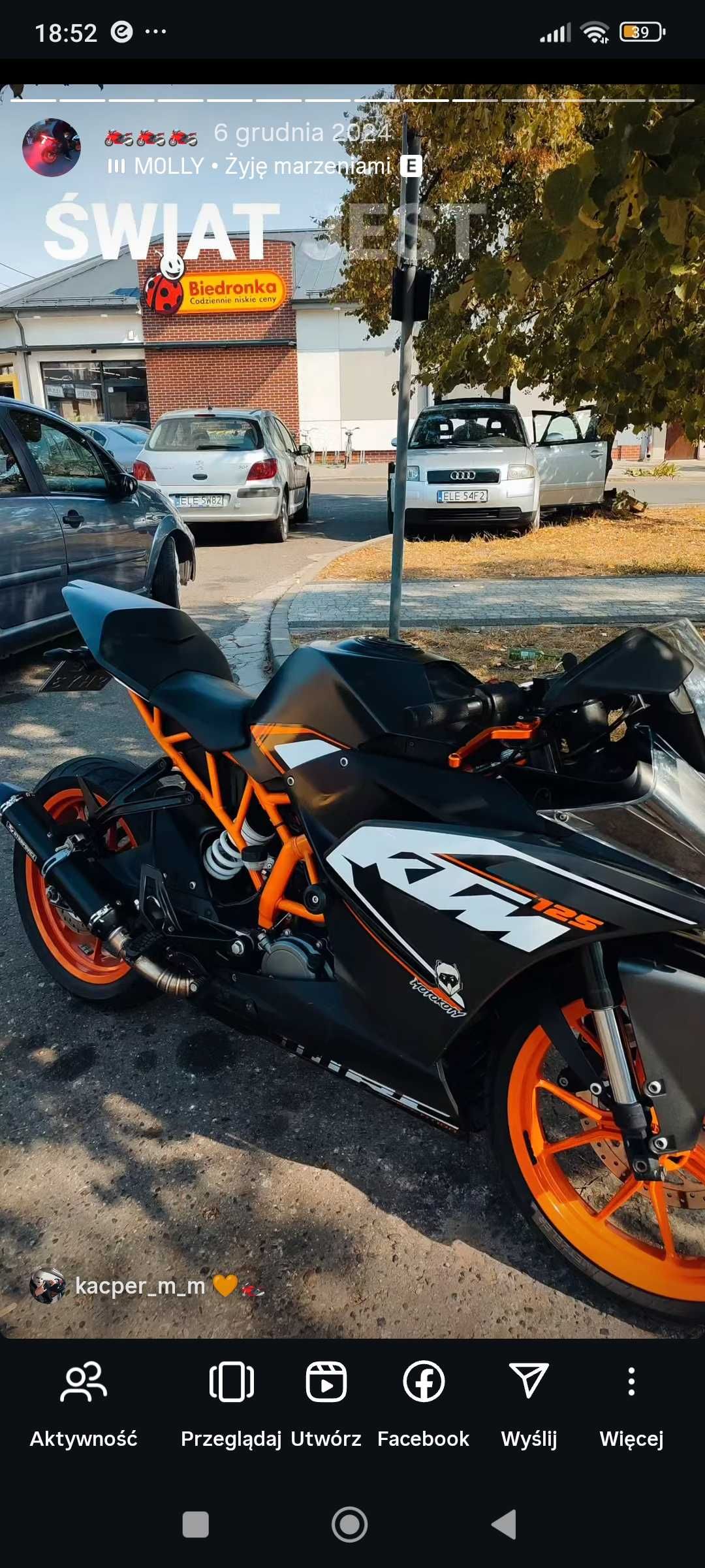 KTM RC 125 15KM A1