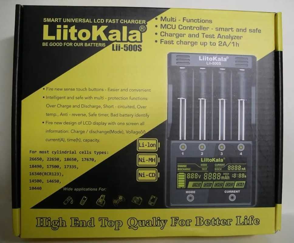 Liitokala Lii-500S Умное зарядное устройство